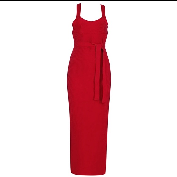 worlddress Dresses & Skirts - Red bandage dress